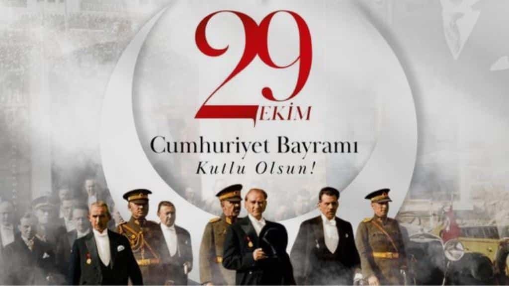 29 Ekim Cumhuriyet Bayramının 101. yılı kutlu olsun.